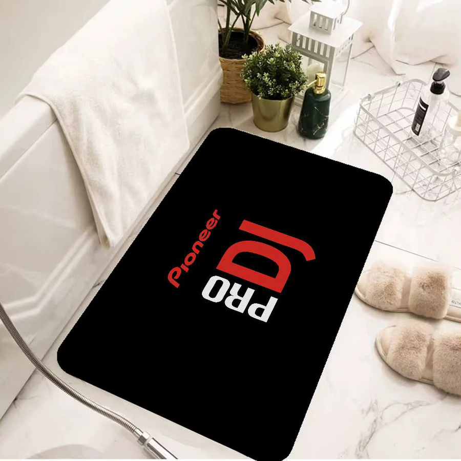 Pioneer Dj Pro Anti-Rutsch-Fußmatte in Schwarz für Kinderzimmer, Schlafzimmer, Wohnzimmer oder Balkon - Bild 4