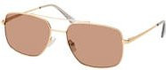 Mister Spex Corwin 2165 H23 Sonnenbrille, Aviator, Metall, Gold, Braun, Unisex - Bild 1