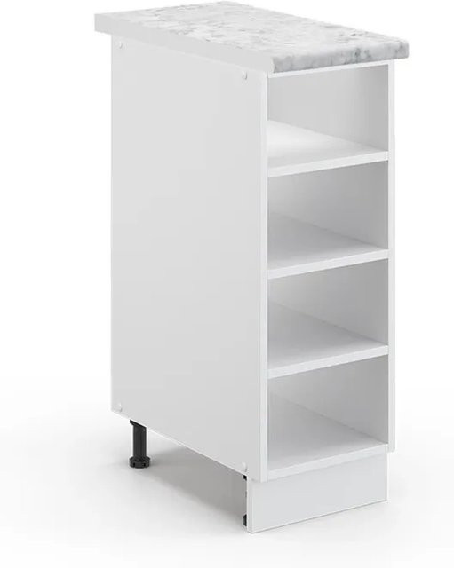 Vicco Küchenregal Fame-Line Offener Küchenschrank Weiß/Weiß B/T/H: 30 x 16,42 x 82 cm - Bild 1