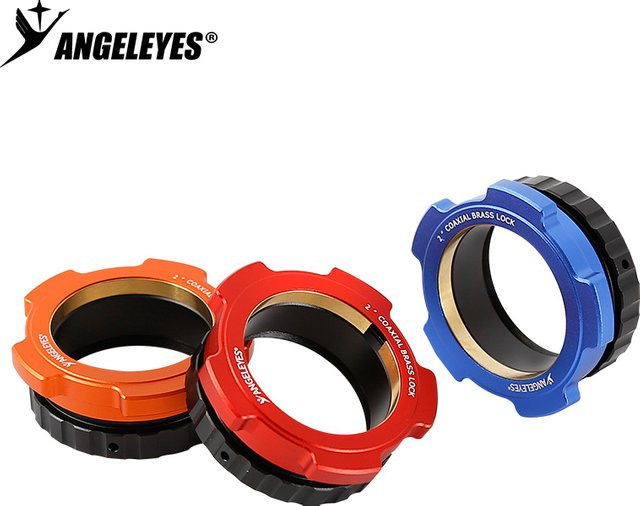 Angeleyes Koaxial-Verriegelungshülse für Sky-Watcher Maxvision mit M48/M54 Innengewinde auf 2 Zoll in Rot/Mehrfarbig - Bild 1