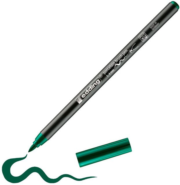 edding 4200 Porzellan-Brushpen in Grün - Bild 1