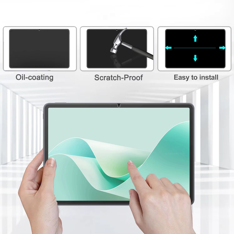 2 Stück kratzfeste Displayschutzfolie aus gehärtetem Glas für Huawei MatePad 11,5 S 2024, transparent - Bild 2