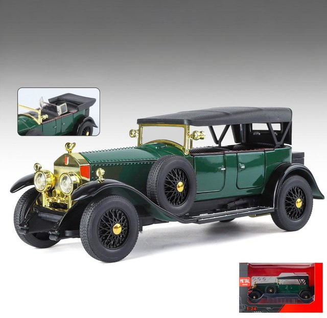 Maisto Rolls Royce Phantom I 1925, Modellauto, 1:24, Metall, mit Licht und Sound, ab 14 Jahren - Bild 1