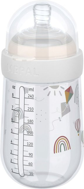 Mepal Mio Babyflasche mit weitem Flaschenhals, Multicolour, 240 ml - Bild 1
