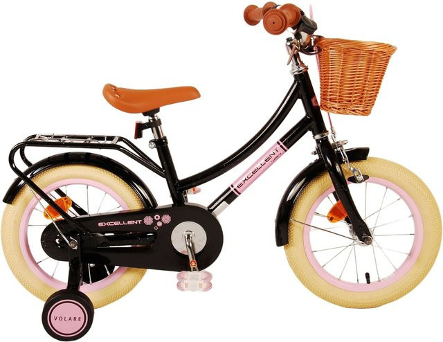 VOLARE Kinderfahrrad Excellent, 14 Zoll, schwarz - Bild 1