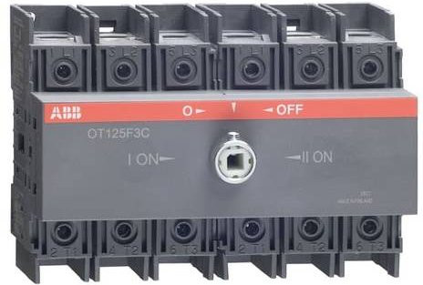 ABB Lasttrennschalter 3-polig in Schwarz und Grau 1SCA105037R1001 - Bild 1