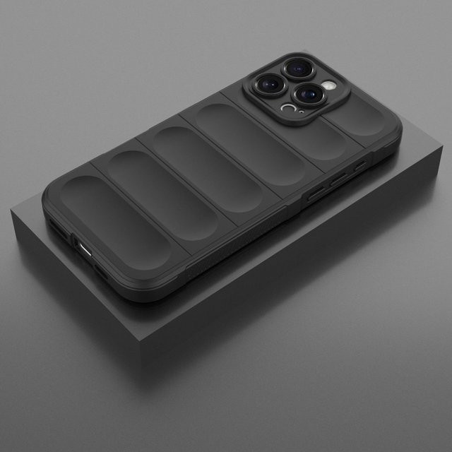 Apple Handyhülle aus weichem Silikon als Sturzschutz in Schwarz für iPhone 16 15 14 13 12 11 Pro Max XS X 7 8 Plus - Bild 1