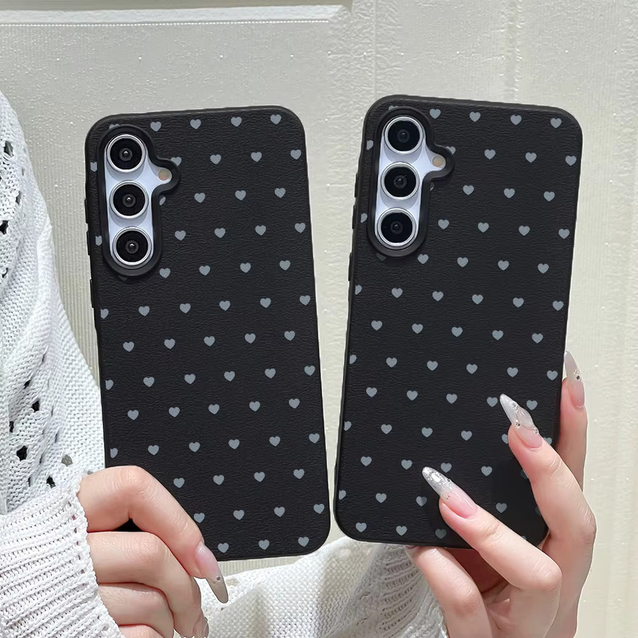 AKABEILA Silikonhülle mit Koreanischem Liebesherz für Samsung Galaxy Serie in Weiß - Bild 2