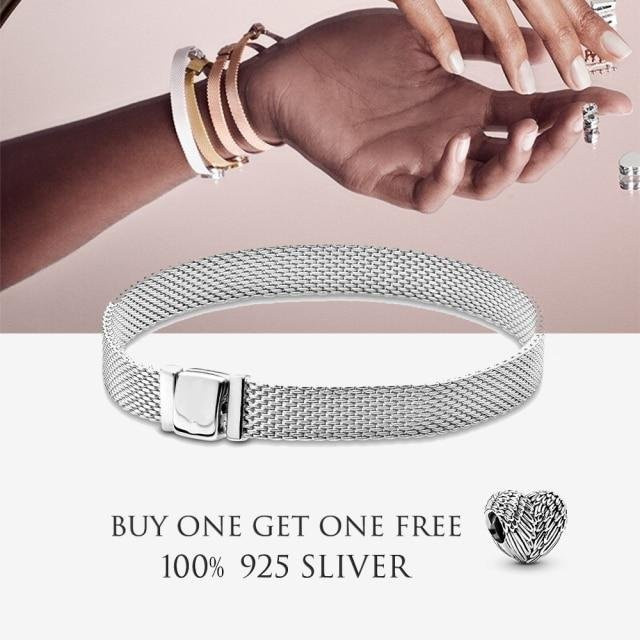 YIRAN Jewelry Armband 925 Sterling Silber, 16cm, Damen, orange - Bild 1