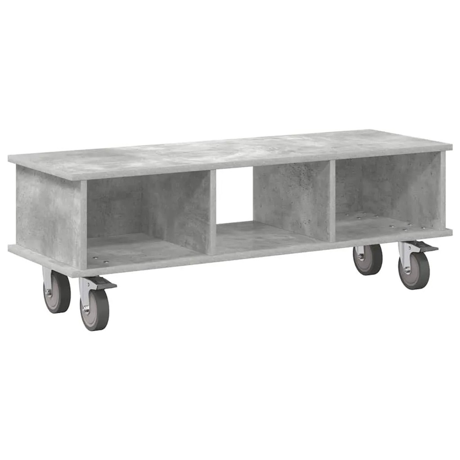 vidaXL TV-Ständer aus Holzwerkstoff in Betongrau, B/T/H: 100 x 35 x 35 cm - Bild 2