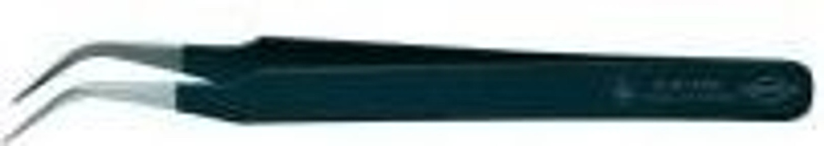 Knipex ESD Universalpinzette aus Edelstahl in Schwarz, Länge: 118 mm - Bild 2