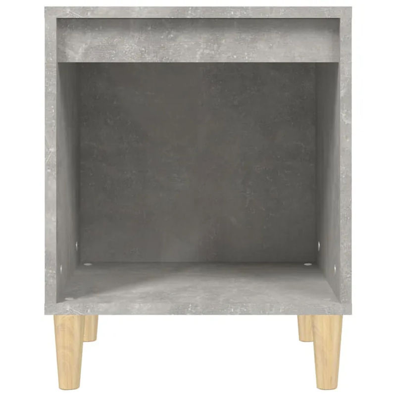 Vidaxl Nachttische im Set aus 2 Stück, Grau, Skandinavischer Stil, B/T/H: 40 x 35 x 50 cm - Bild 3