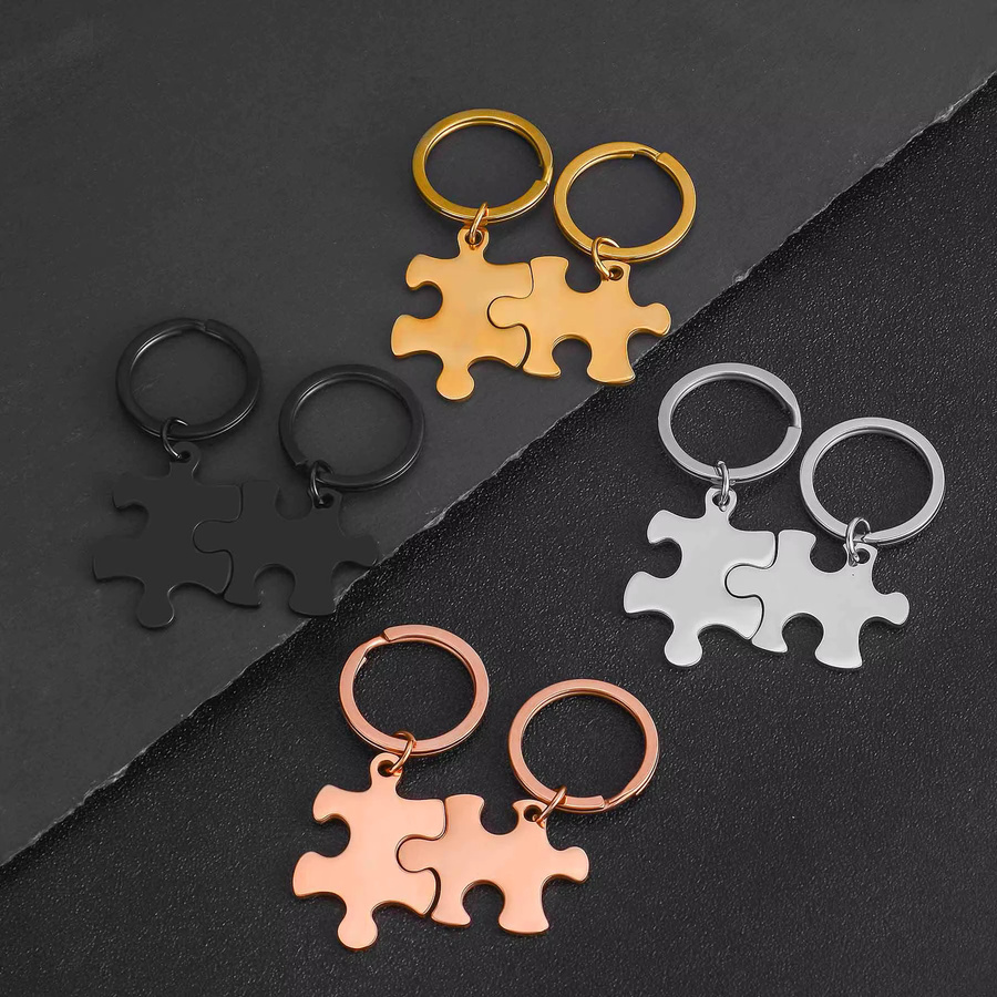 Amerixun Schlüsselanhänger, Puzzle, Buchstaben, Unisex - Bild 2