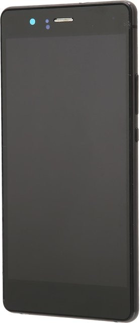 Huawei P9 Lite LCD Digitizer Ersatzbildschirm mit Rahmen in Schwarz - Bild 1