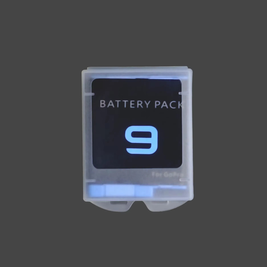 2er-Set transparente Schutzhüllen für GoPro Hero 10 9 8 7 6 5 Batterien aus Kunststoff - Bild 3