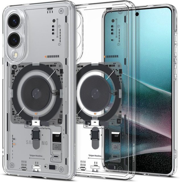 Spigen Ultra Hybrid Neo One MagSafe Schutzhülle für Samsung Galaxy S25 Edge S937, Transparent - Bild 1