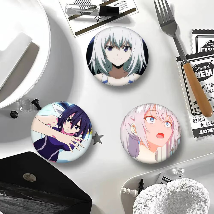 Mesuca Anstecknadeln, Keijo!!!! Cartoon-Stil, Emaille-Pins, Rund - Bild 4