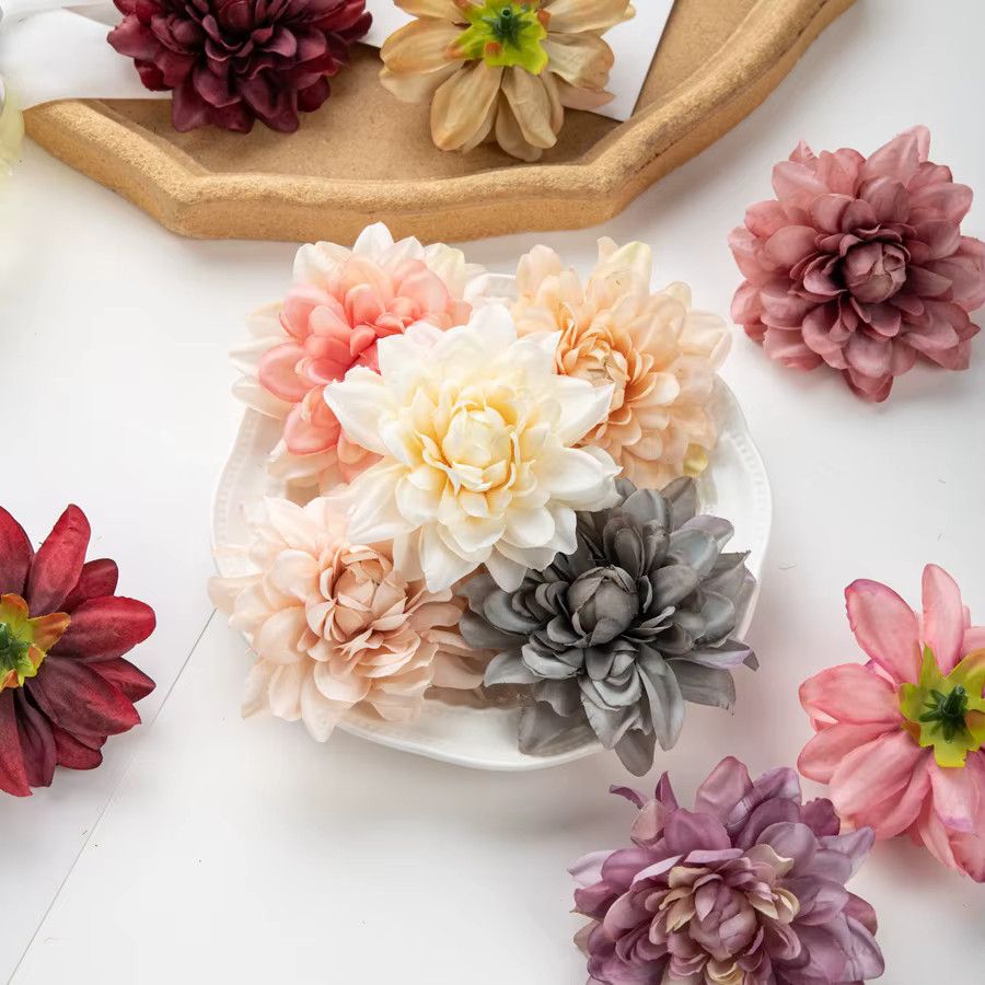 Smr Künstliche Chrysanthemen aus Seide in Multicolor für DIY-Geschenke, Hochzeiten und Dekorationen - Bild 2