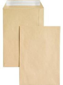 MAILmedia Versandtaschen Eurokuvert DIN C5 aus braunem Kraftpapier, ohne Fenster, haftklebend, 500 Stück - Bild 1