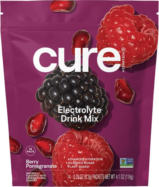 Cure Hydration, Getränkepulver, Wild Thing Beeren-Granatapfel, 14 x 8,3 g - Bild 1