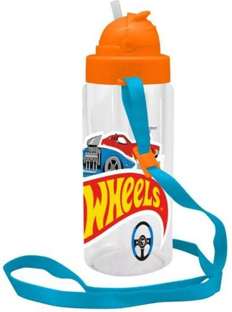 Hot Wheels Trinkflasche Kid70597 mit Tragegurt, BPA-frei, Multicolour, 500 ml - Bild 1