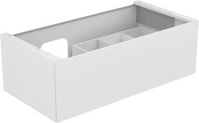 Keuco Waschtischunterschrank Edition 11 in Strukturlack Trüffel, B/T/H: 105 x 35 x 53,5 cm - Bild 1