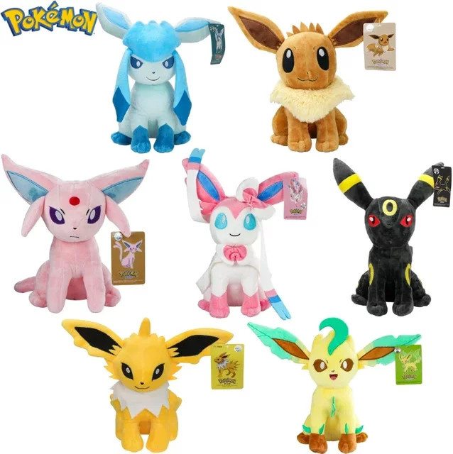 DUODUOBAO Pokémon Eevee Evolution Kuscheltiere Sylveon Umbreon Espeon Glaceon Jolteon Plüschfiguren - Bild 1