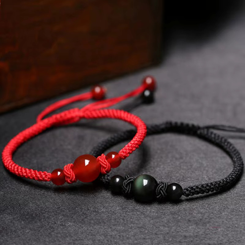 HJUEY Armband, Naturstein, Schwarz, Herren - Bild 2