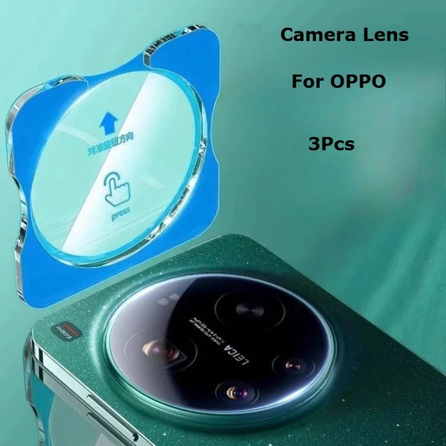3er-Pack Kameraschutzfolien für OPPO Find X9 Ultra X9S Pro X9Pro, transparent, kratzfeste Rückglas-Schutzfolie - Bild 1