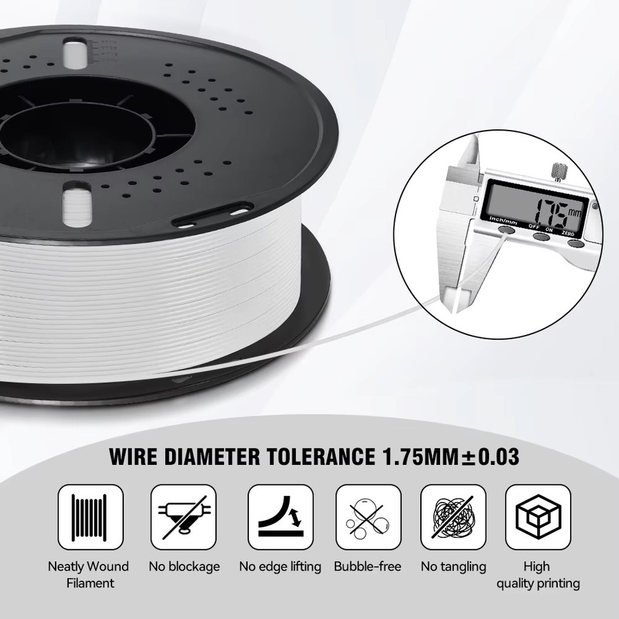 KEEPANG PETG 3D-Drucker-Filament, 1,75 mm, Multicolor, 5 kg - Bild 1