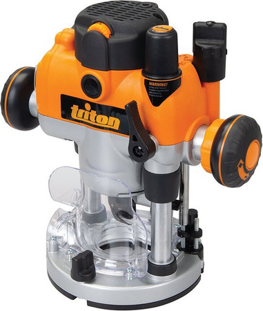 Triton Präzisionsoberfräse mit Doppelfunktion MOF001, 1400 W, Orange