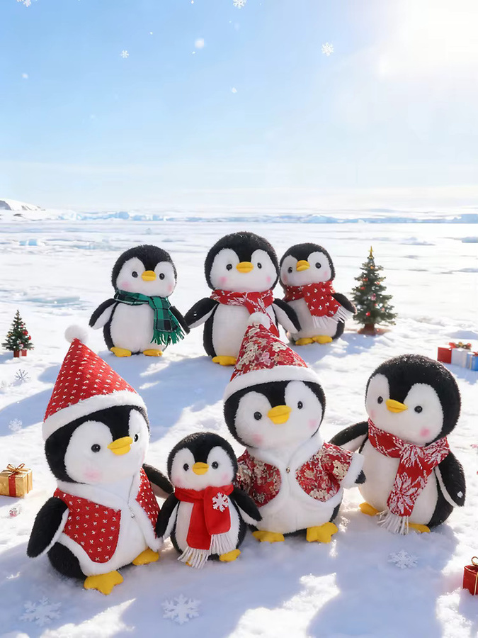 MIAOOWA Pinguin Plüschtier, Plüschpuppe, Bunt / Mehrfarbig - Bild 3