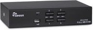 Inter-Tech KVM Switch AS-41HA HDMI in Schwarz mit USB und 3,5 mm Jack - Bild 1