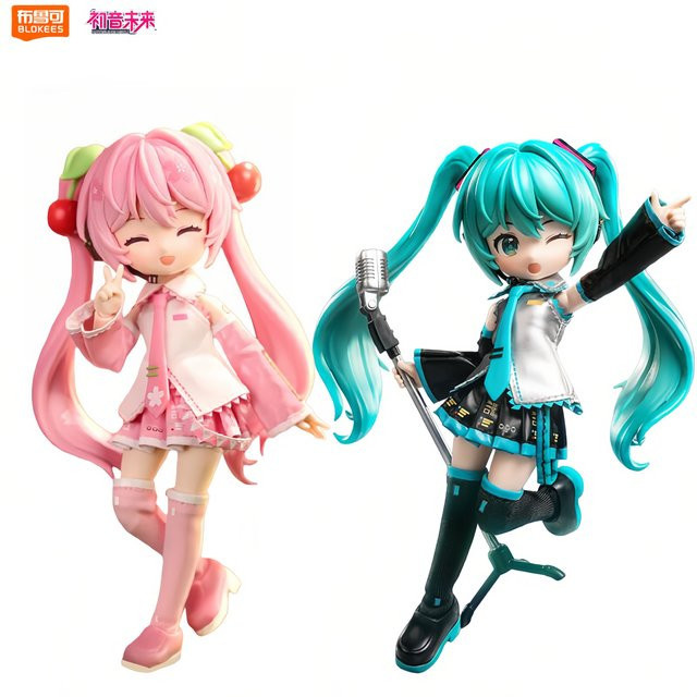 BLOKEES Hatsune Miku Montage-Anime-Figur, Sammelfiguren, Einzelfigur - Bild 1