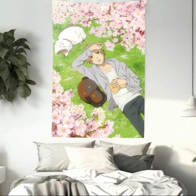 N-Natsume's Book Of Friends Anime Wandteppich Manga Wandbehang Multicolour B/H: 40 x 60 cm - Bild 1