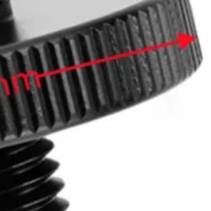 Universelle Kamera-Konvertierungsschraube Schwarz mit 1/4 Zoll Stecker auf 3/8 Zoll Doppelmuttern für Stativmontage und Schnellwechsel-Kameraschrauben als Mount-Adapter - Bild 1