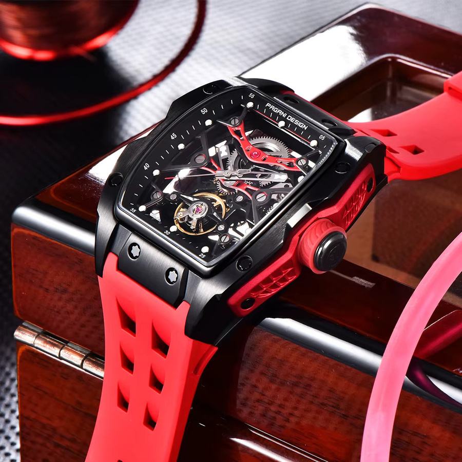 Pagani Design Armbanduhr, Automatik, Edelstahl, Saphirglas, 42 mm, Herren - Bild 2