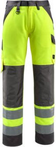 Mascot Maitland Arbeitshose EN ISO 20471 Class 2 in Hi-Vis Gelb und Dunkelanthrazit - Bild 1