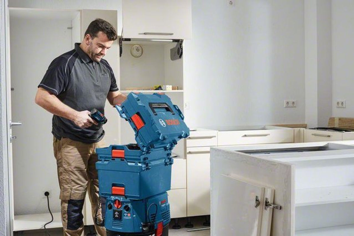Bosch Professional L-Boxx 238 Werkzeugkiste aus Kunststoff, Blau/Rot, B: 44,2 cm, T: 35,7 cm, H: 25,3 cm - Bild 2