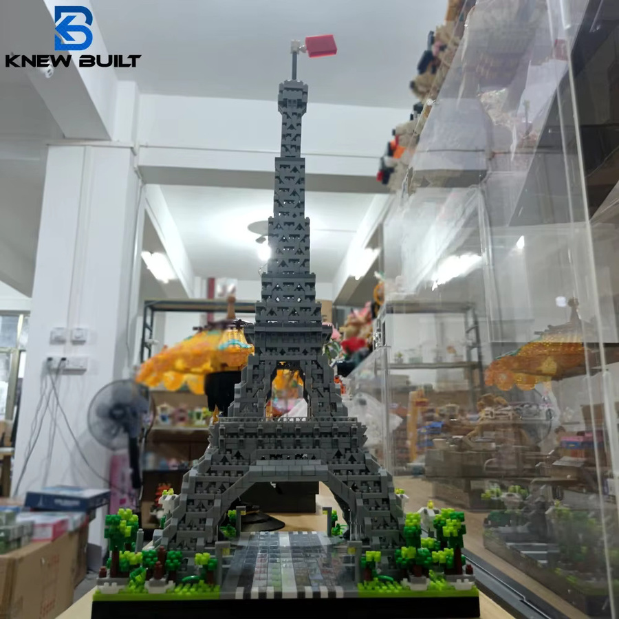 France Pride Paris Eiffelturm Micro Mini-Bausteine, Architektur, Puzzle-Spielzeug-Set - Bild 5