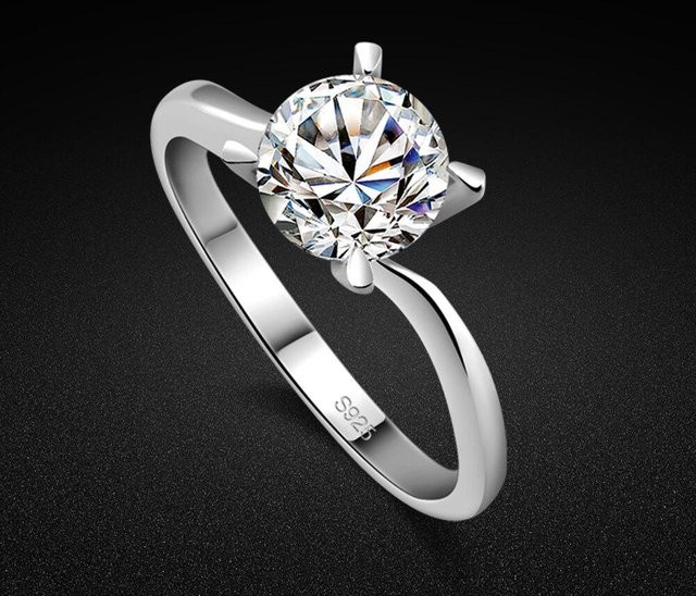 Allbestart Ring 925 Silber, Zirkonia, Damen - Bild 1