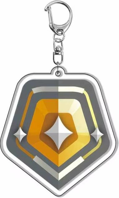 CHIC STUDIO Anhänger Acryl, gray, 6 cm, Unisex - Bild 1