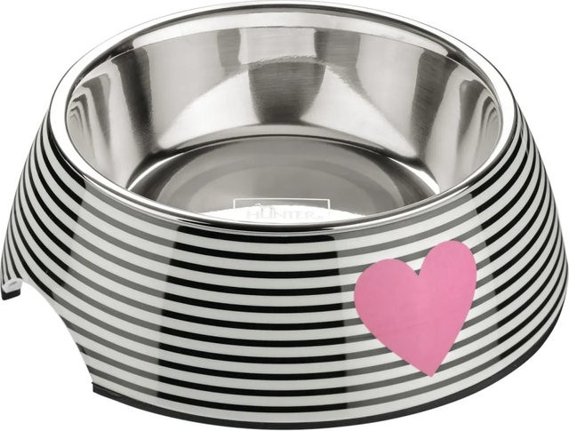 Hunter Melamin-Napf Biri Weiß-Schwarz 700 ml - Bild 1