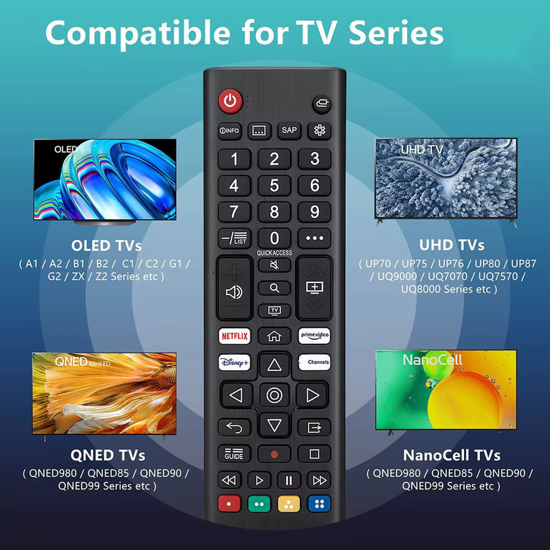 LG Ersatz-TV-Fernbedienung für Smart LCD Modelle AKB76037601 AKB75675301 AKB76037605 in Schwarz - Bild 3