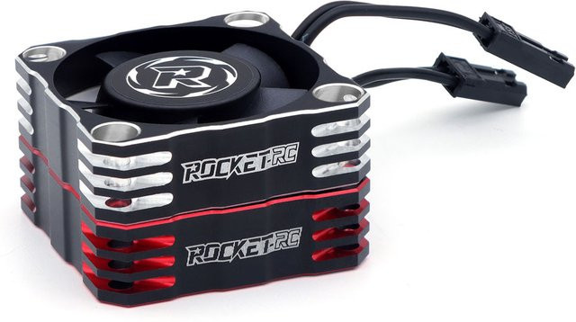 SURPASS Rocket-Rc V3 Metall-Schnellkühlventilator, Rot, 1:10 - Bild 1