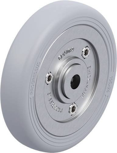Blickle Rad PGV 105/10XR-SG in Grau mit Aluminium-Einsatz, Durchmesser: 105 mm, Tragfähigkeit: 120 kg - Bild 1