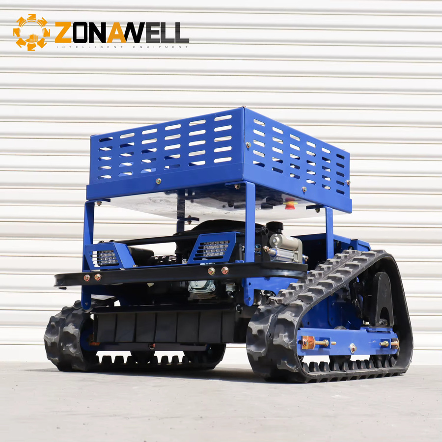 ZONAWELL Automatischer Rasenmäher-Roboter Kabellos in Blau für professionelle Landwirtschaftliche Rasenflächen mit GPS bis 1500 m2 - Bild 2