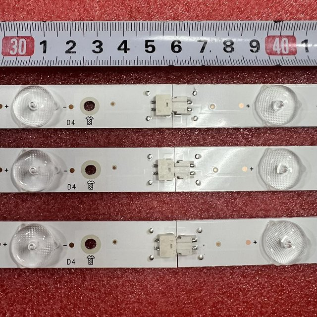 LED Backlight Strip Set in Weiß für TV Modelle 32LK500BPLA 32PFS6401 KDL-32R330D 32PHS5301 32PFS5501 LB32080 32LH500D GJ-2K16 GEMINI-315 D2P5-315 - Bild 1