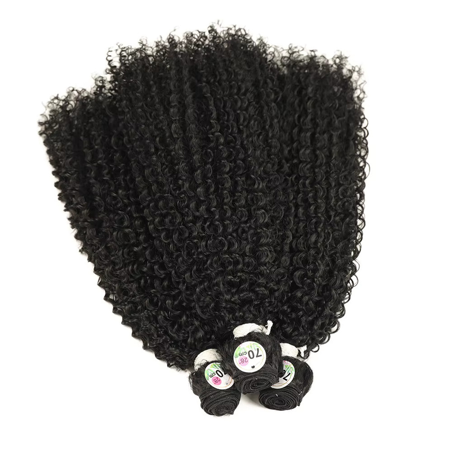 YAKIBEAUTY Haarverlängerungen, lockig, Ombre, Bio-Faser, Unisex - Bild 4