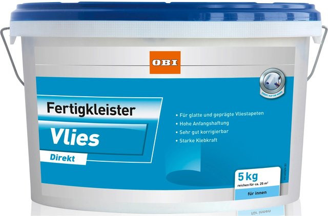 OBI Fertigkleister für Vlies direkt, transparent trocknend, 5 kg - Bild 1
